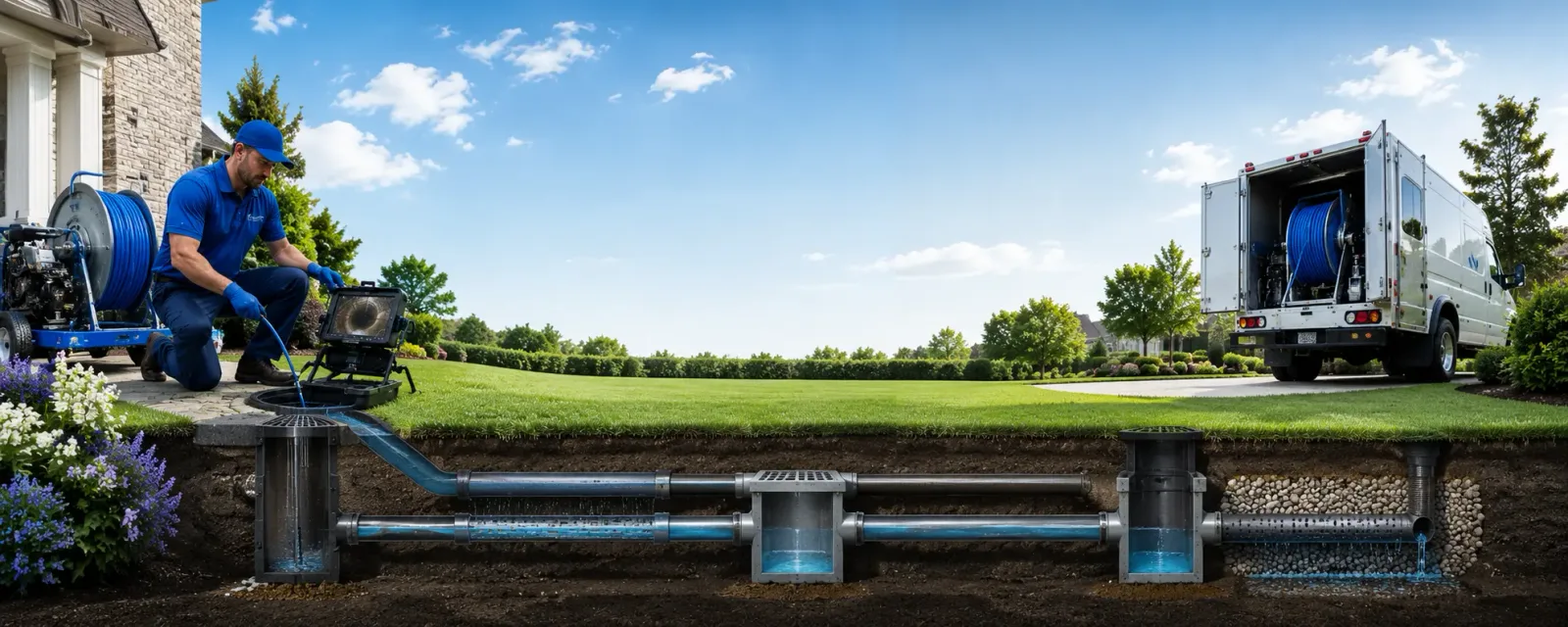 Outdoor drain cleaning information for Dexter City, OH